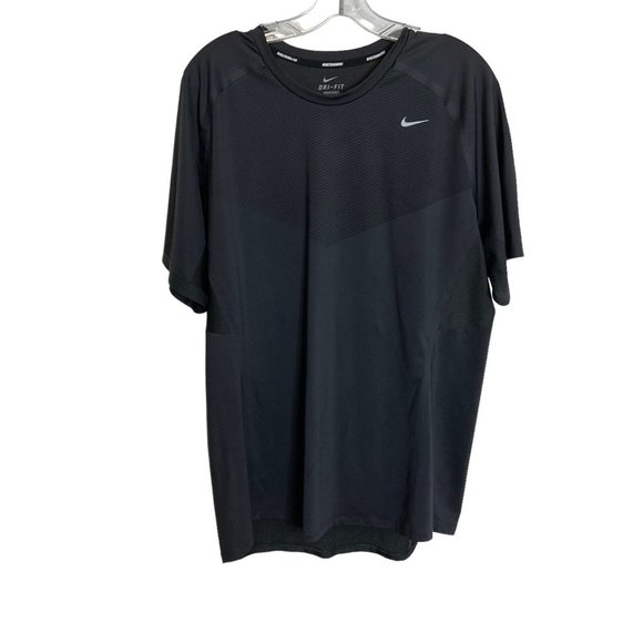Nike Other - Nike Running Mens XL Activewear Tee Gray Dri Fit Vented Short Sleeve T Shirt